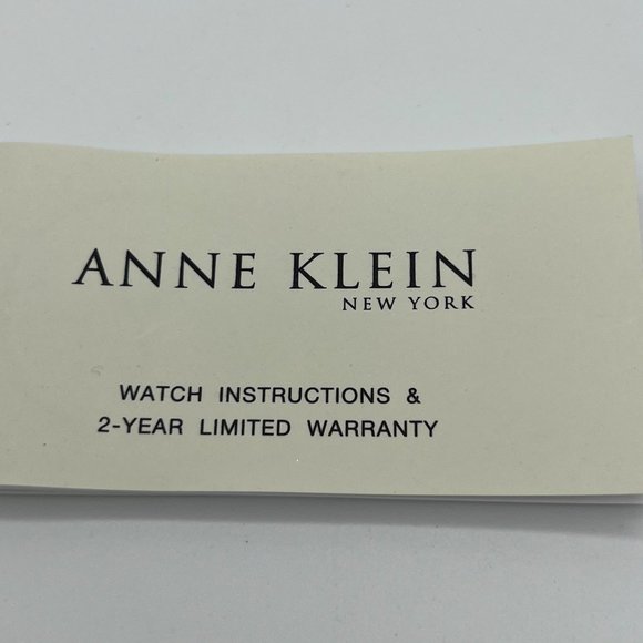 NEW with Tags Anne Klein New York Two-Tone Stainless Steel Ladies Quartz Watch